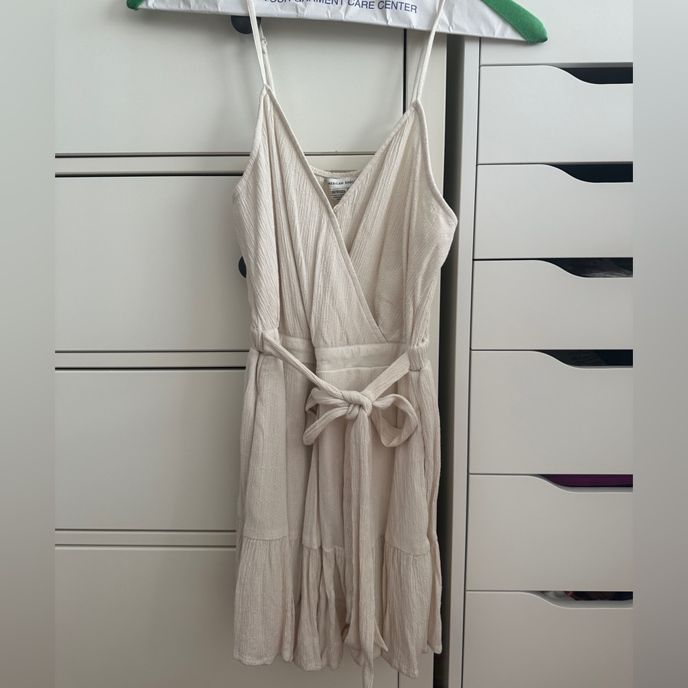 american eagle cream romper